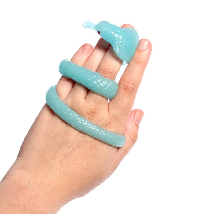 Липучка &laquo;Змея&raquo;, светится в темноте, МИКС