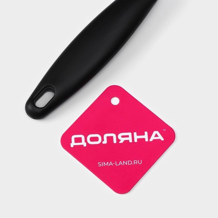 Молоток для мяса Доляна &laquo;Овал&raquo;, 25 см, цвет чёрный