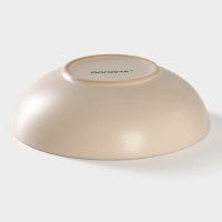 Тарелка глубокая Доляна &laquo;Пастель&raquo;, 700 мл, d=18 см, керамика, крем-брюле