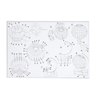 Конструктор пазл &laquo;Глобус&raquo;, 3D модель, диаметр 22 см, 71 элемент