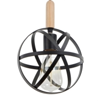 Светильник BayerLux 88304/1 E27 40Вт черный 17,5х17,5х20,5-120 см