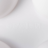 Форма для муссовых десертов и выпечки Доляна &laquo;Десерт с фруктами&raquo;, 30&times;17,5&times;4,5 см, 6 ячеек (d=7 см), цвет белый