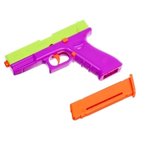 Пистолет детский &laquo;Глок&raquo;, стреляет мягкими пулями, вылетают гильзы, автоматическая перезарядка