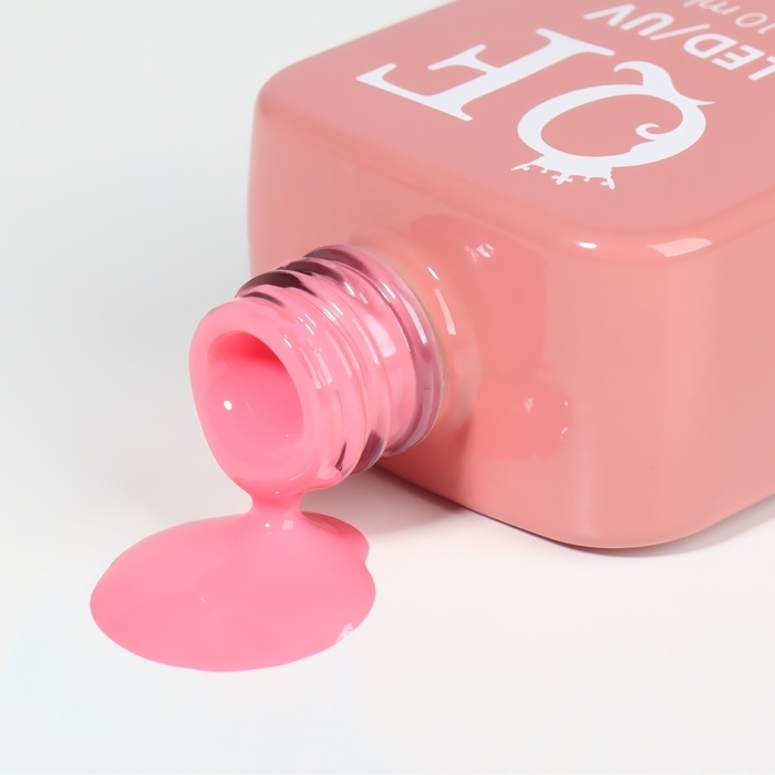 Гель лак для ногтей &laquo;SIMPLE&raquo;, 3-х фазный, 10 мл, LED/UV, цвет розовый (133)