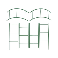 Арка садовая, разборная, 240 &times; 125 &times; 36.5 см, металл, зелёная, Greengo