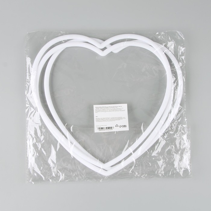 Основа для изготовления ловца снов &laquo;Сердце&raquo;, набор 3 шт., размер 1 шт. &mdash; 25 &times; 25 &times; 0,73 см