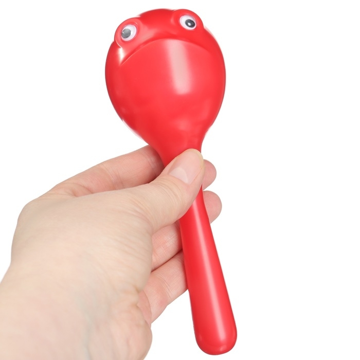 Погремушка &laquo;Лягушонок: перкуссионный маракас&raquo;, шейкер, цвет МИКС, Крошка Я