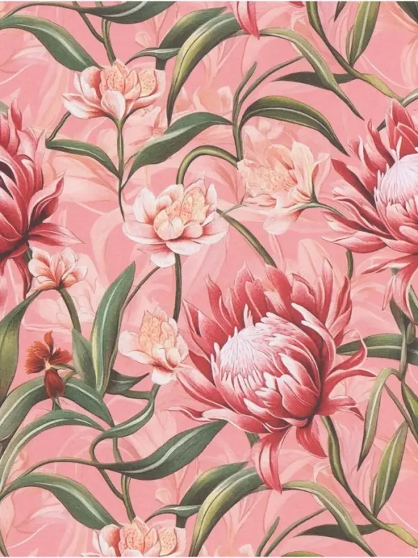 Бумага упаковочная &laquo;Цветочная&raquo;, 70 &times; 100 см