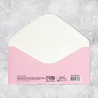 Конверт для денег "Поздравляю!" серебряный бант, 16.5 х 8 см