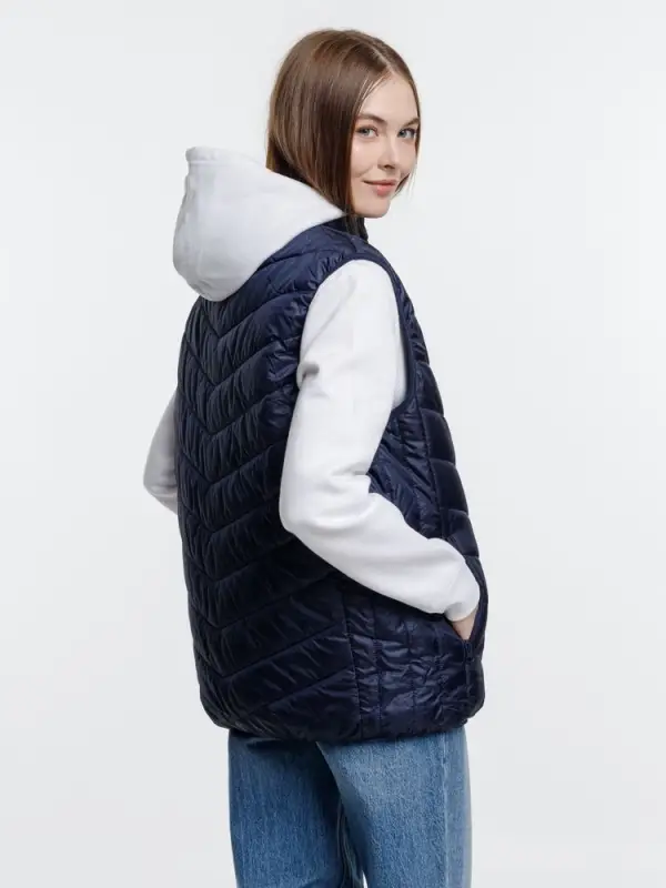 Жилет с подогревом Thermalli Valmorel, темно-синий, размер XL