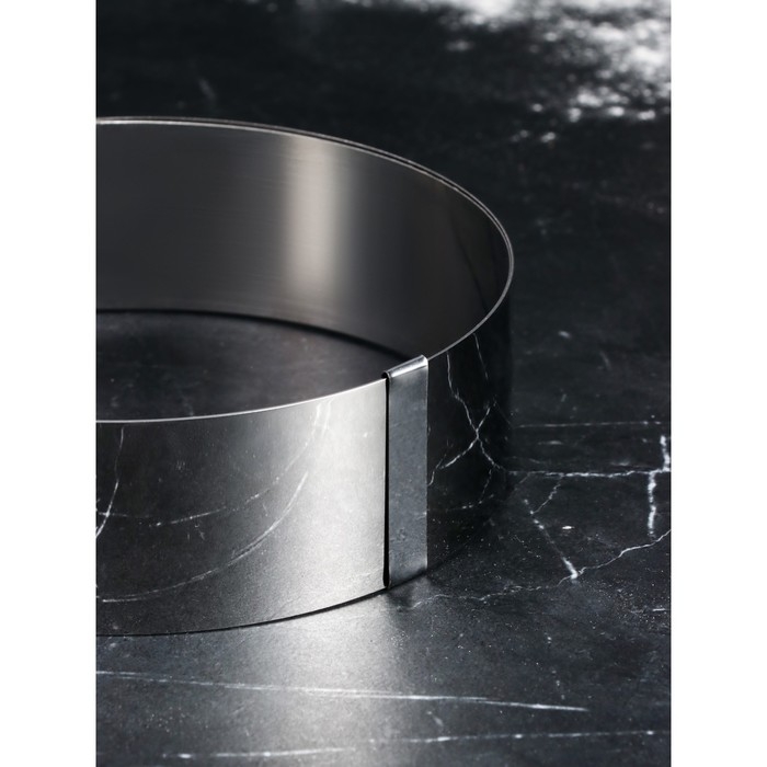 Форма для выпечки и выкладки с регулировкой размера &laquo;Круг&raquo;, h-5 см, d-16-30 см