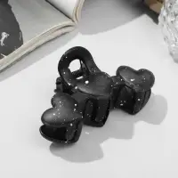 Краб для волос &laquo;Флоранс&raquo;, сердца, 7 см, МИКС