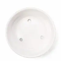 Горшок бонсайница 0,6 л, 15&times;5,5 см  для кактусов и суккулентов белый, керамика "НАВИ"