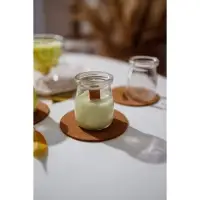 Банка для сыпучих Доляна &laquo;Парфе&raquo;, 100 мл, 5.7&times;7 см, с пробковой крышкой, стекло, прозрачная