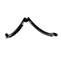 Банан для волос &laquo;Классика&raquo;, прямой, 12 см, чёрный