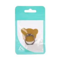 Держатель-подставка с кольцом для телефона Luazon, в форме &laquo;Мишки&raquo;, цвет золотой