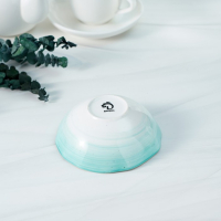 Салатник фарфоровый Доляна &laquo;Млечный путь&raquo;, 400 мл, d=13,5 см, цвет бирюзовый