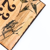 Пакет подарочный ламинированный вертикальный &laquo;Военный&raquo;, M 26 &times; 32 &times; 12 см