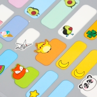 Термобирки для одежды. Набор именных термонаклеек для маркировки детских вещей &laquo;Милые животные&raquo;, 64 шт