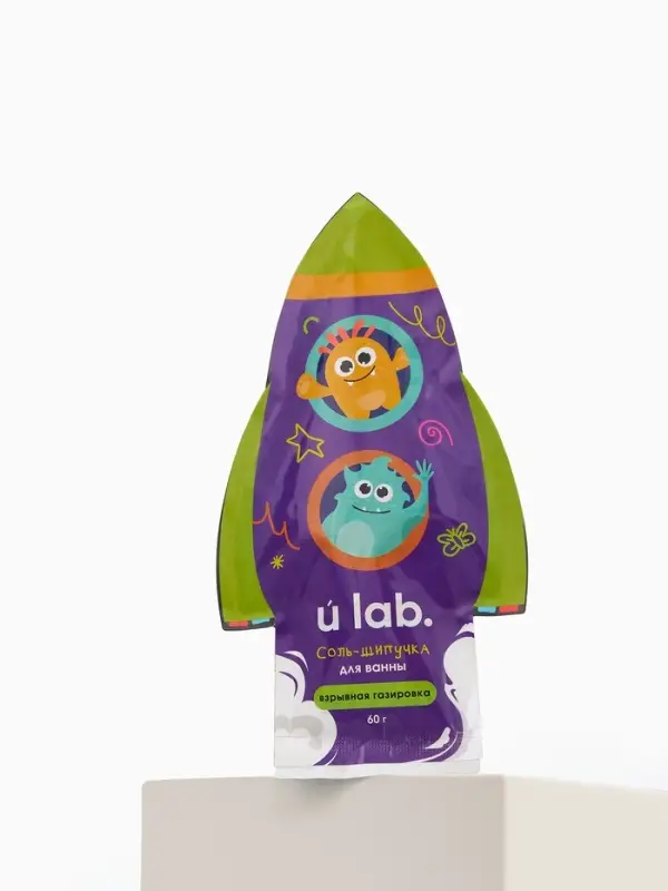 Соль для ванны &laquo;Монстрики&raquo;, 60 г, аромат взрывная газировка, ULAB