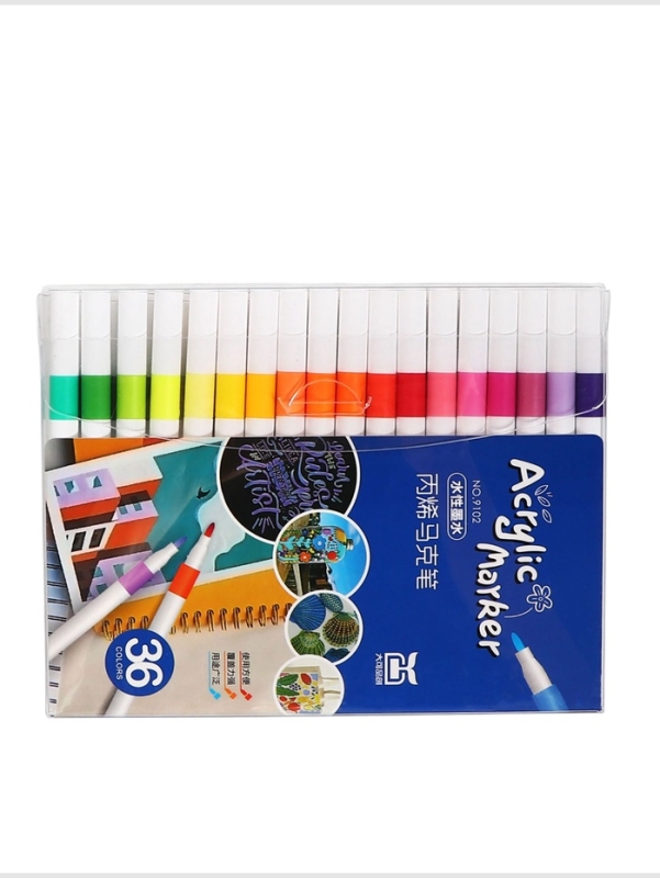 Набор акриловых маркеров 36 цветов