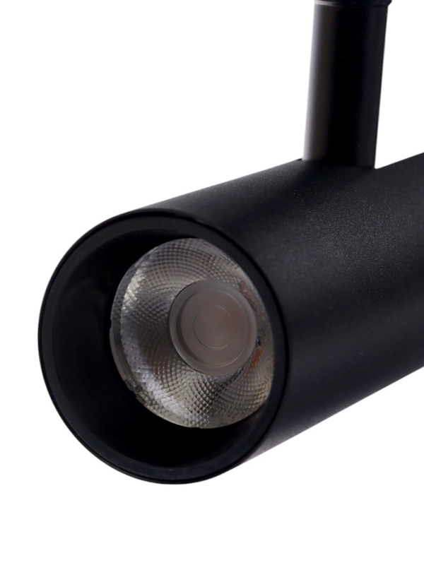 Трековый светильник, серия "Flat" FTL-007, 10Вт, 48В, 3000К, IP20, черный