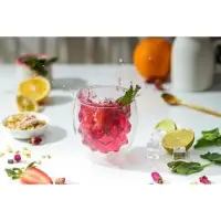 Стакан с двойными стенками Magistro &laquo;Дуо&raquo;, Ананас, 250 мл, 8,5&times;8,5&times;9 см