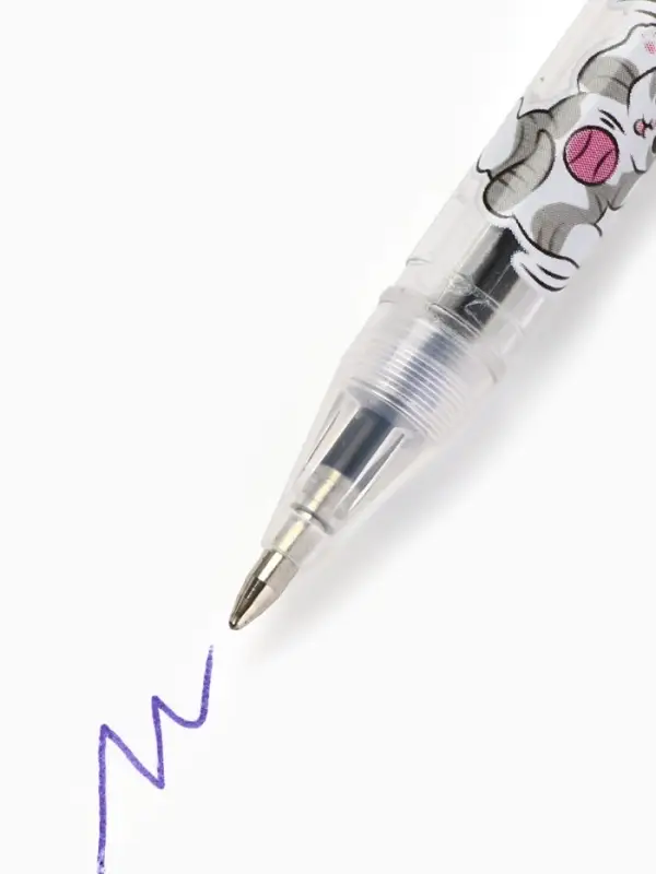 Ручка шариковая с колпачком "Я вижу, ты офигел", синяя паста 0.7 мм