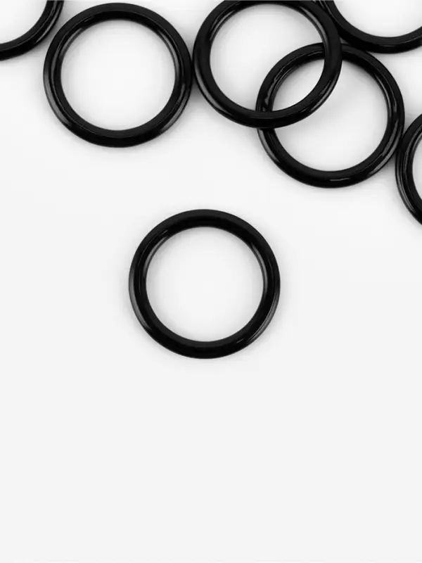 Кольцо для бретелей, металлическое, 10 мм, 20 шт., чёрное