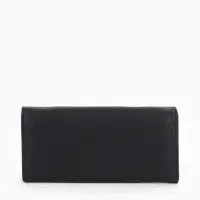 Кошелек жен 06-01-01 Июнь2522, 19*3*10 см, 3 отд+отд/молн, д/карт, д/монет, на магните черн   109097