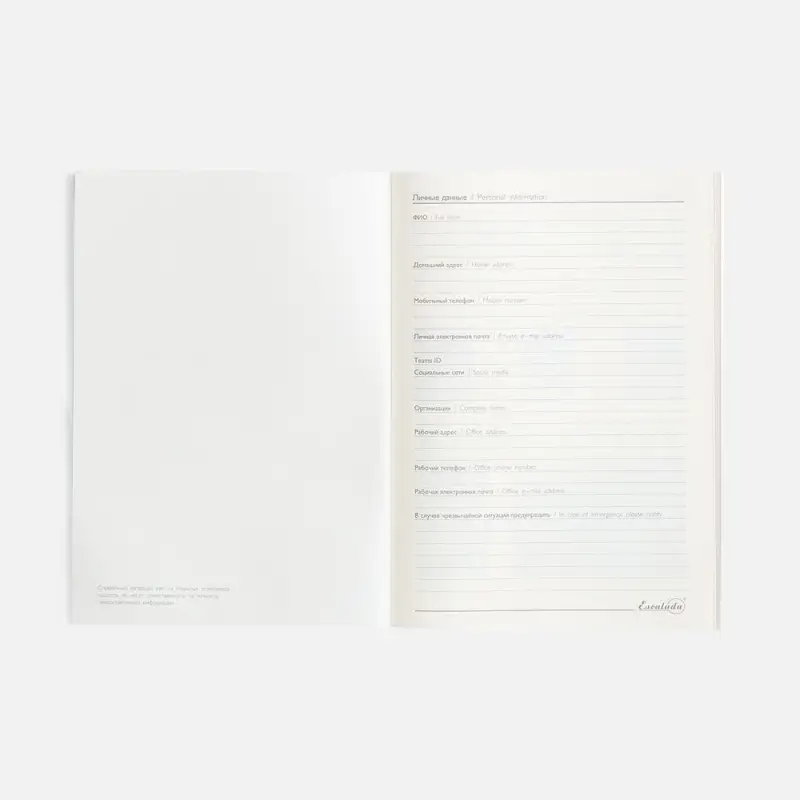 Ежедневник Repute, недатированный, красный