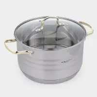 Кастрюля 5,5 л "ЭЛИС ГОЛД" ф24х13,5 см