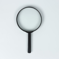 Лупа классическая 3х, d=10см, Мастер К. чёрная