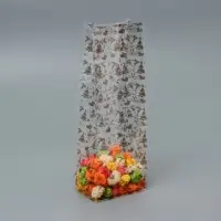 Пакет подарочный новогодний с жёстким дном 6&times;8&times;23 см