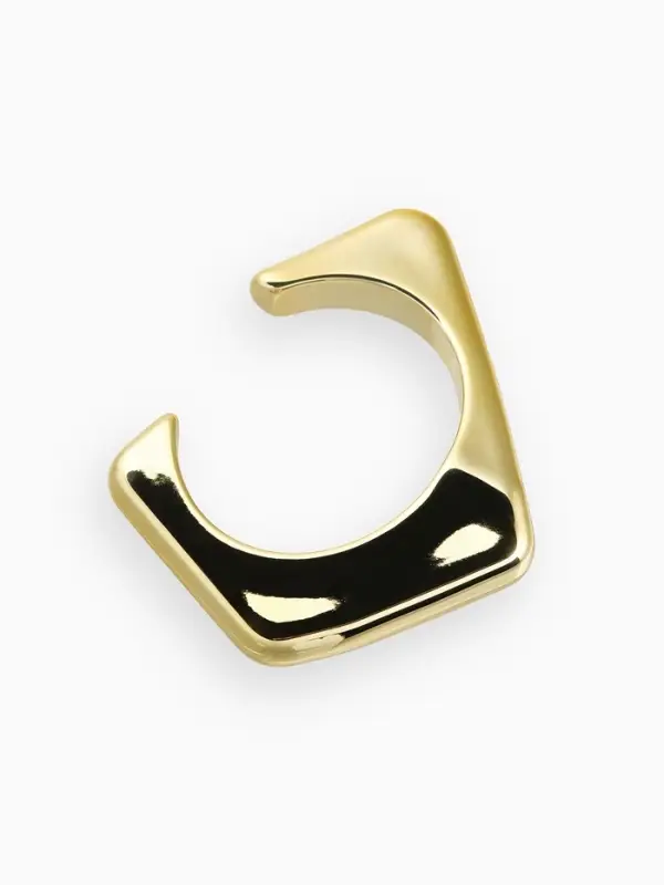 Браслет манжета &laquo;Уголки&raquo;, цвет золото