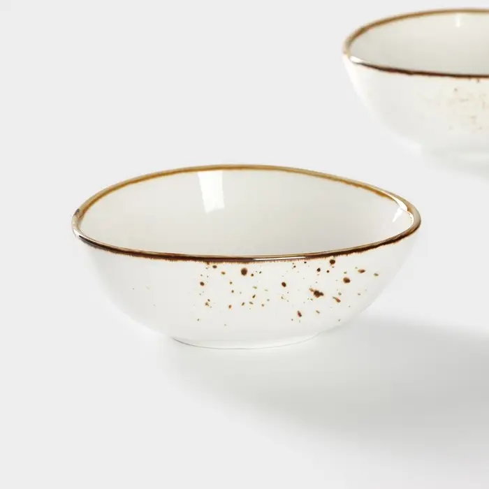 Салатники Magistro &laquo;Церера&raquo;, набор 2 шт., 15.3&times;13&times;5.5 см, фарфор, белые