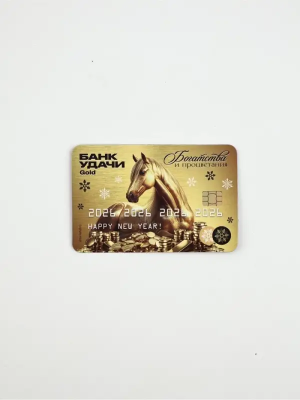 Магнит новогодний на холодильник &laquo;Банк удачи&raquo;, 8,5 х 5,5 см