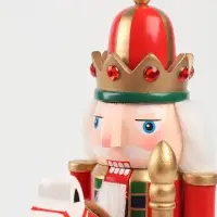 Новогодний декор "Щелкунчик на лошадке" 28 см