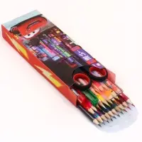 Пенал-футляр пластиковый, 75&times;195&times;25 мм, сборный, &laquo;Тачки&raquo;