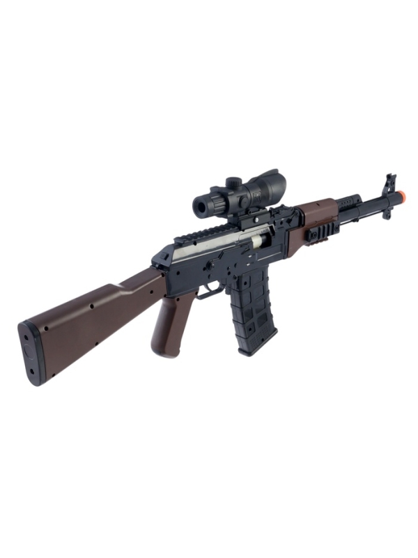 Автомат "АК-47", стреляем мягкими пулями с гильзами