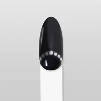 Наклейки для ногтей &laquo;Бусинка&raquo;, металлизированные, цвет серебристый