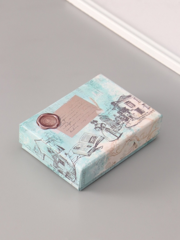 Сургучный набор "Старый город" печать, ручка, сургуч 12,5х10х3,6 см