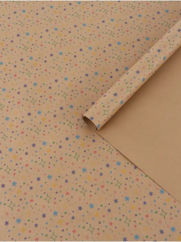 Бумага крафтовая &laquo;Искры&raquo;, 70 &times;100 см