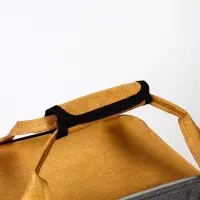 Рюкзак-переноска для кошек и собак, 30 х 21 х 41 см, серо-жёлтый