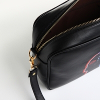 Сумка женская через плечо TEXTURA, маленького размера, цвет чёрный