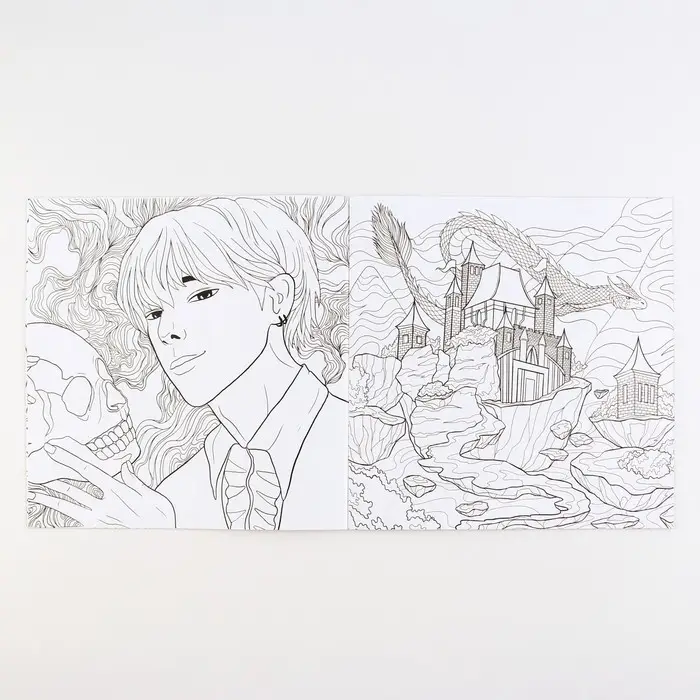 Раскраска-антистресс &laquo;Мир Аниме&raquo;