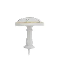 Крючок для штор CAPPIO KS032, d=98 мм, цвет белый с золотом, 2 шт