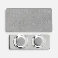 Значок Magnet Matto, серебристый