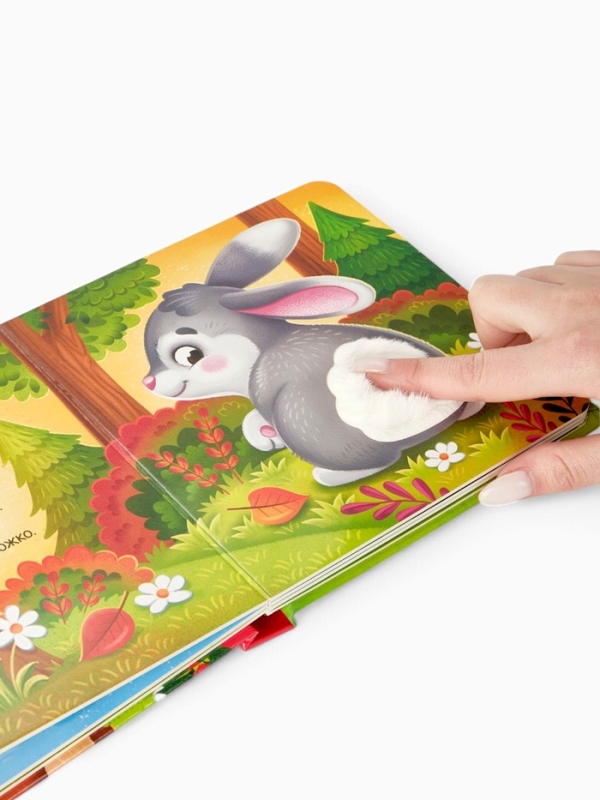 Трогательная книга "Кто живёт в лесу?"