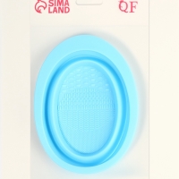 Ванночка - коврик для очистки кистей, 15 &times; 11 см, цвет МИКС